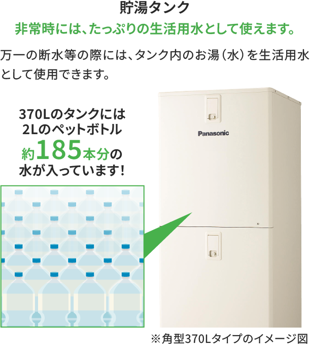 エコキュートで災害に備える